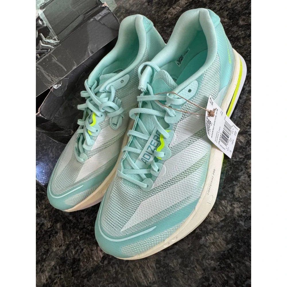 Adidas Adizero Boston‎ 13 W Mint Green Running Shoes JS4957 Womens 9 NEW